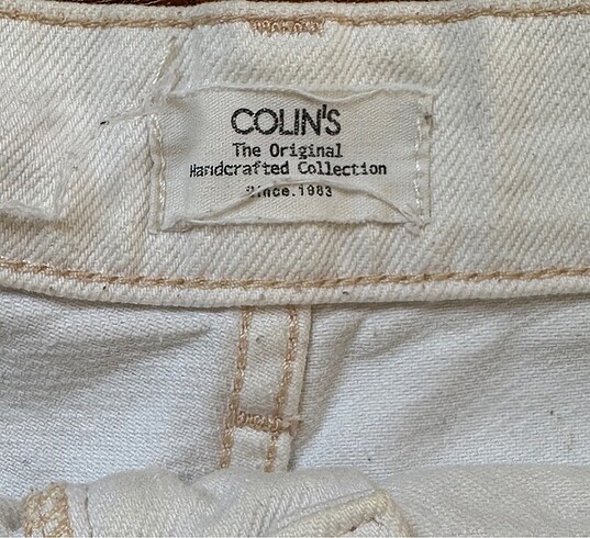 Colin's COLİNS KOT ŞORT BEYAZ