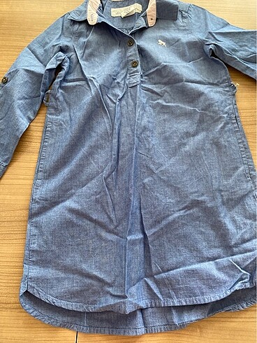 24-36 Ay Beden mavi Renk H&M 2-3 yaş Gömlek Elbise