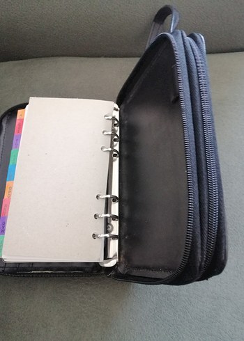 Siyah Deri Fermuarlı erkek Portföy Cüzdan - Görsel 5