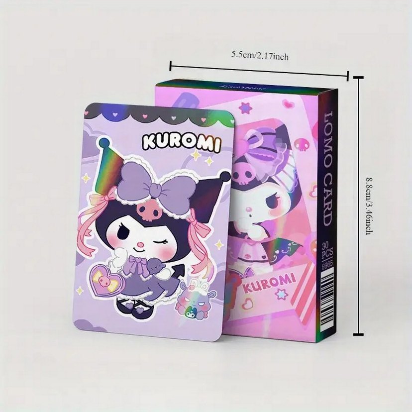 Kuromi Temalı Lomo Holo Kart 30 Adet - Görsel 3