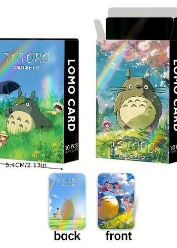 Beden Totoro Lomo Hologram Kart Seti