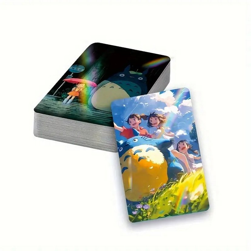 Totoro Lomo Hologram Kart Seti - Görsel 2