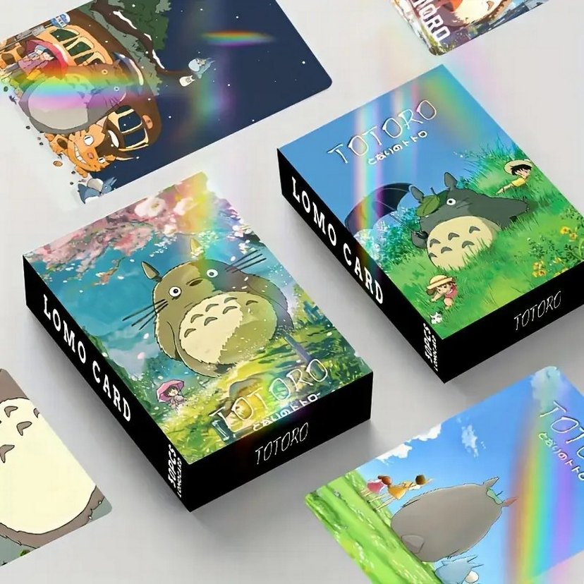 Totoro Lomo Hologram Kart Seti - Görsel 5