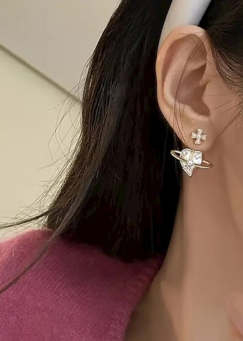 Vivienne Westwood Satürn Muadil Küpe - Görsel 6