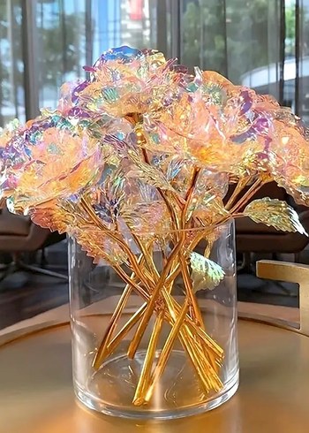 Hologramlı Yapay Gül 1 Adet - Görsel 7