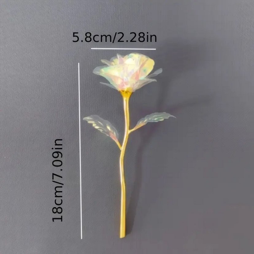 Hologramlı Yapay Gül 1 Adet - Görsel 4