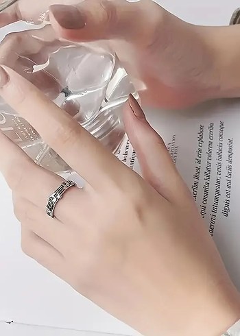 Müzik Notalı Ayarlanabilir Yüzük - Görsel 3