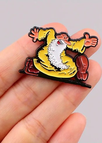American Vintage R. Crumb Mr Natural Broş Pin Rozet 1 Adet