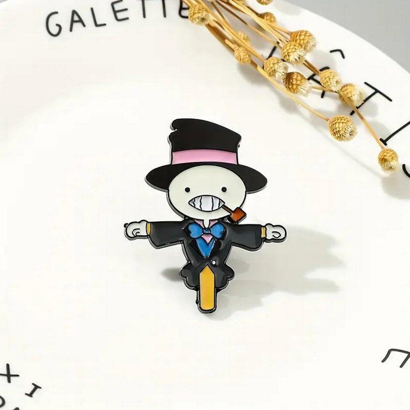 Yürüyen Şato Korkuluk Broş Pin Rozet 1 Adet - Görsel 3