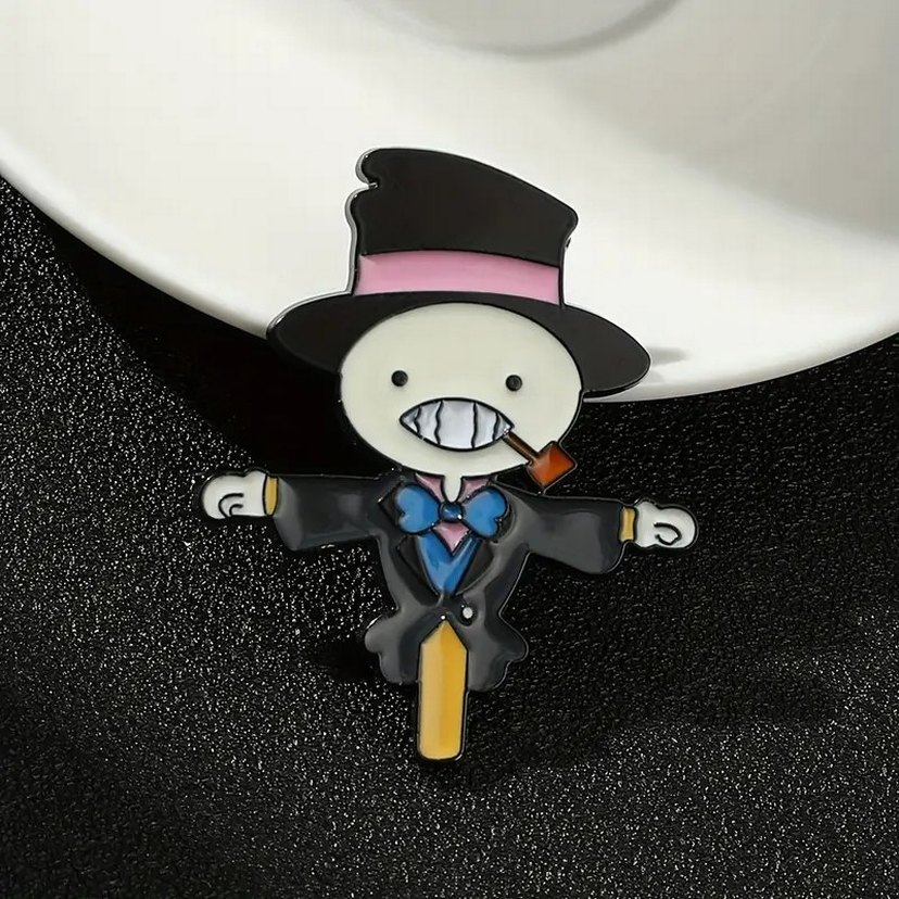 Yürüyen Şato Korkuluk Broş Pin Rozet 1 Adet - Görsel 2