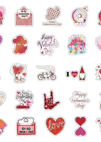 Love Story Sticker Seti - Görsel 7