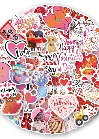 Love Story Sticker Seti - Görsel 2