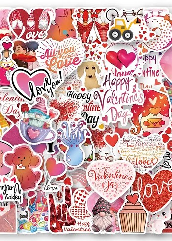 Love Story Sticker Seti - Görsel 3