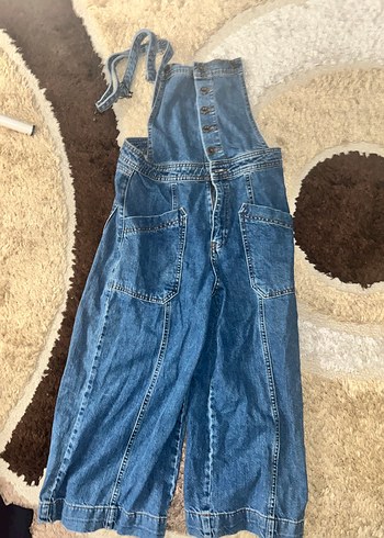 Koton Denım Kot Tulum Kapri - Görsel 2