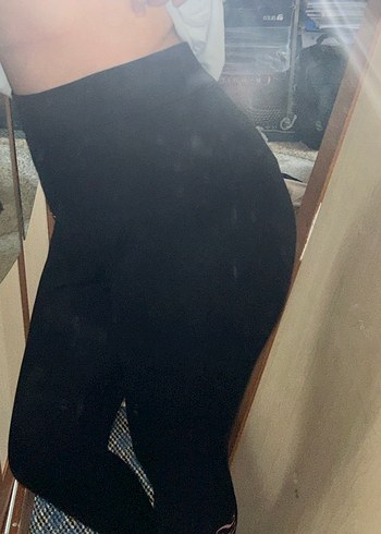 Kadın siyah tayt - Görsel 3