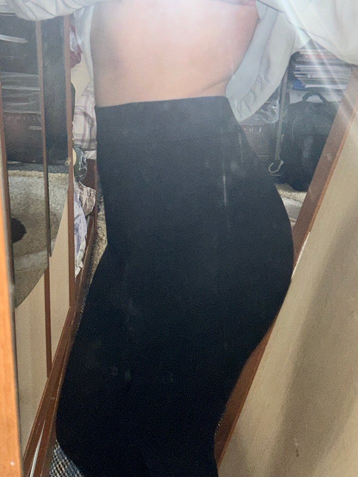 Kadın siyah tayt - Görsel 5