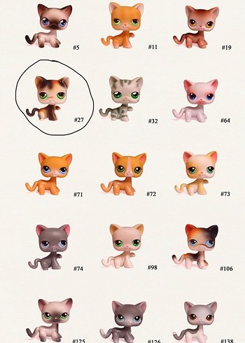 Lps Shorthair Cat #27