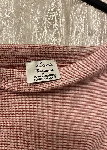 Zara Zara Pembe Crop Top