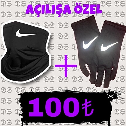 NIKE REFLEKTÖRLÜ ELDİVEN MASKE