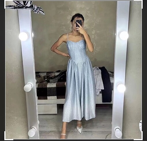 l Beden Lolita lempicka midi balo elbisesi