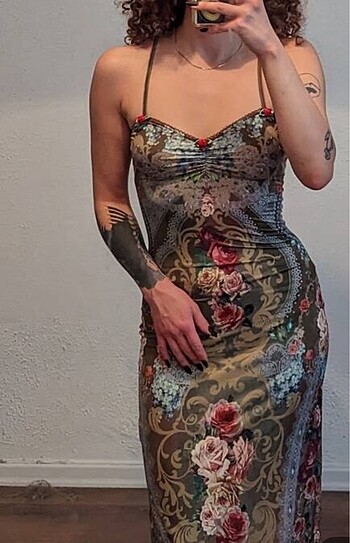 l Beden Bohem lolita vintage hippi vücudu saran
