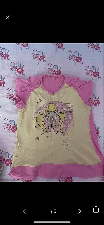 Barbie barbiecore desenli tişört tshirt