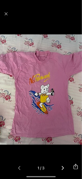 Baskılı desenli tişört tshirt vintage