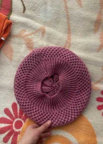 Mor Örgü Bohem Kadın Bere - Görsel 4