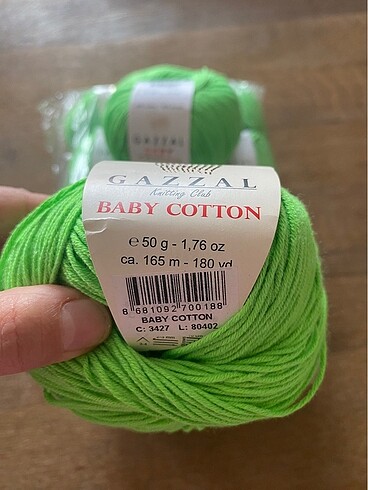  Gazzal Baby Cotton Açık Yeşil İp