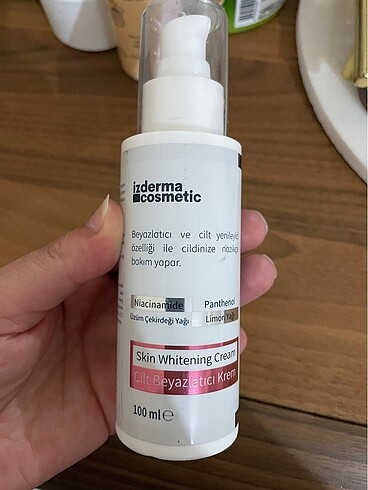 İzderma beyazlarıcı krem