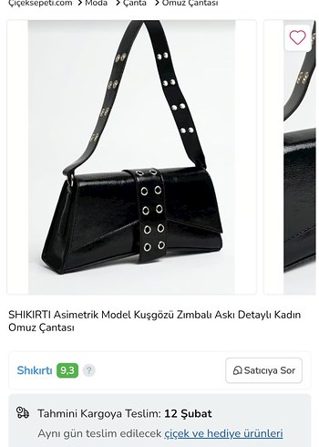 Parlak Siyah Baskılı Deri Omuz Çantası - Görsel 2