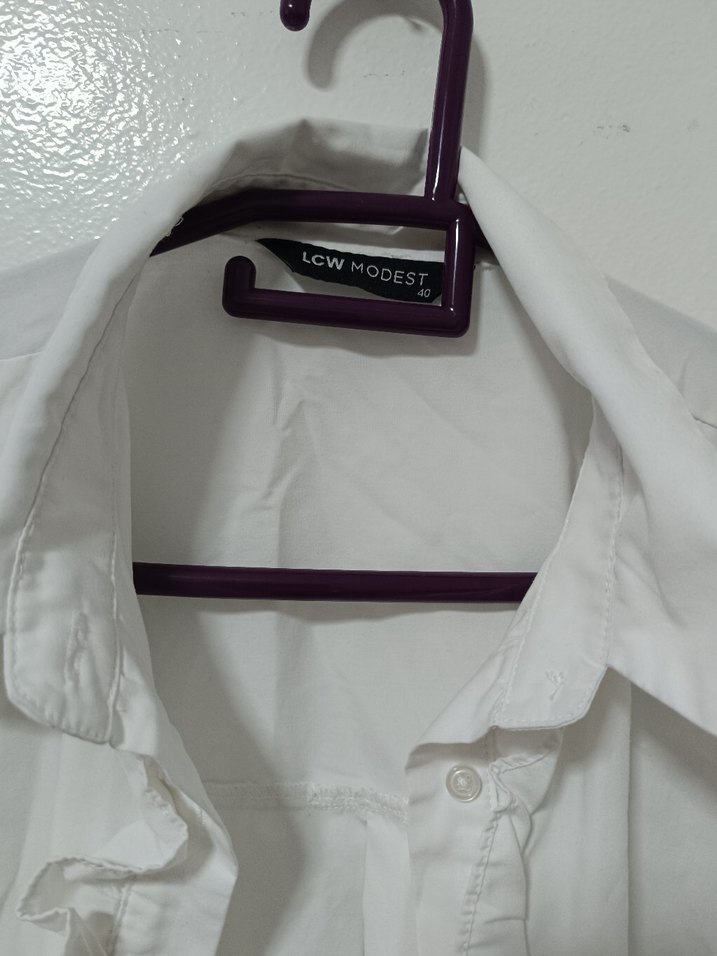 LCW beyaz gömlek - Görsel 4