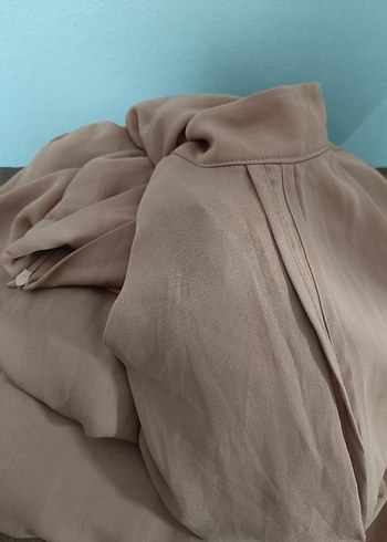 Camel renk etekli takım - Görsel 2