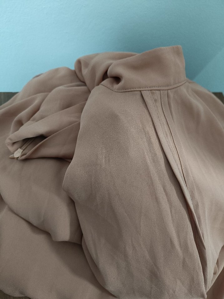 Camel renk etekli takım - Görsel 2