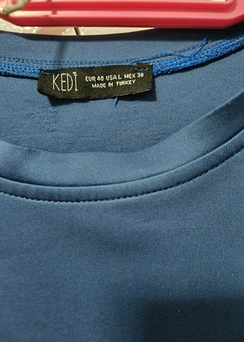 Kadın Mavi Rahat Kesim Sweatshirt ve pantolon - Görsel 6