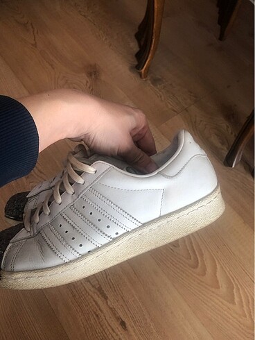 40 Beden beyaz Renk Adidas Superstar Metal Toe Ayakkabı