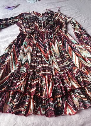 Batik midi elbise 