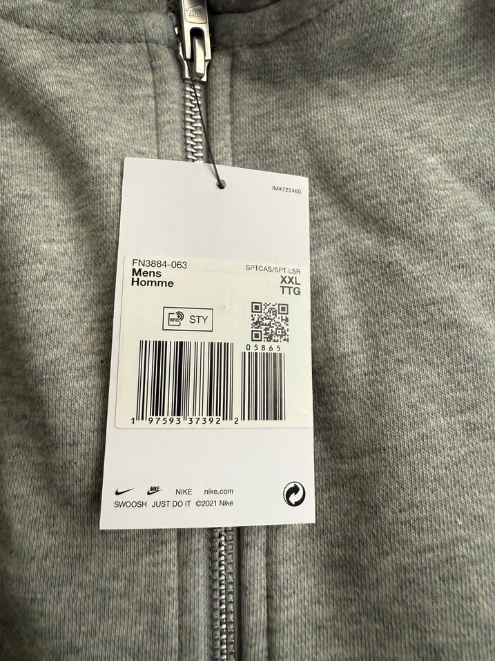 Gri Fermuarlı Erkek Sweatshirt - Görsel 5