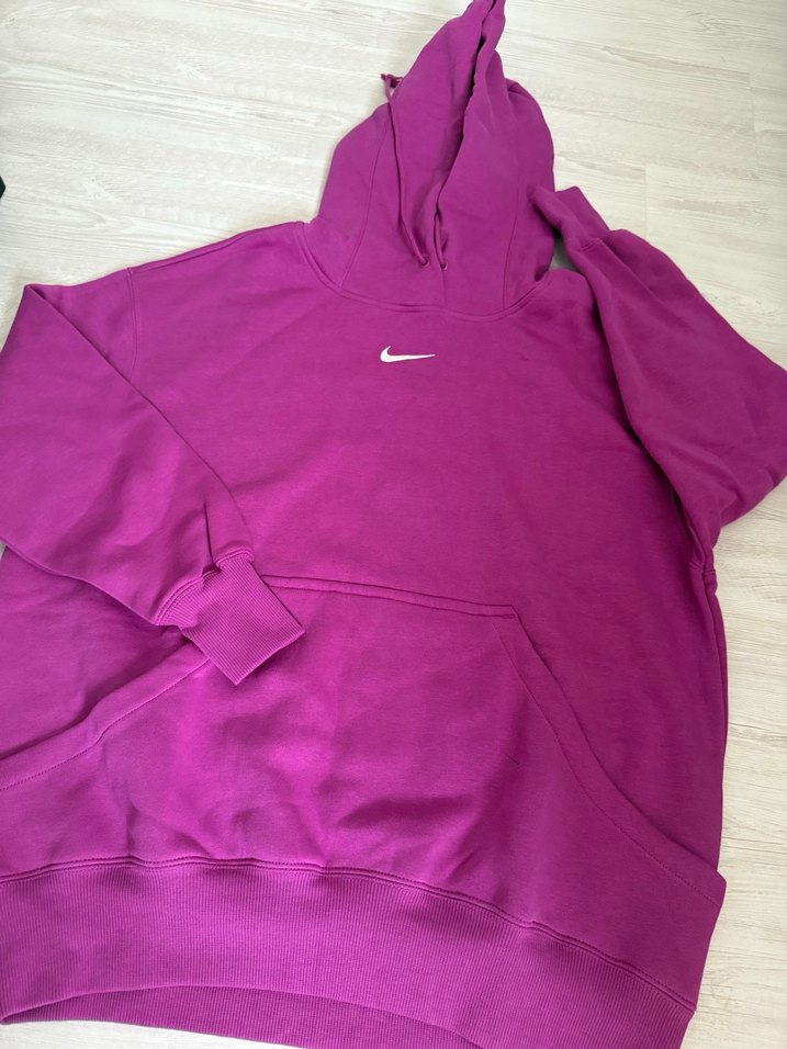 Nike Mor Kapüşonlu Salaş Sweatshirt - Görsel 2