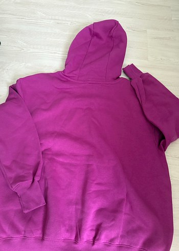 Mor Nike Kapüşonlu Oversize Sweatshirt - Görsel 4
