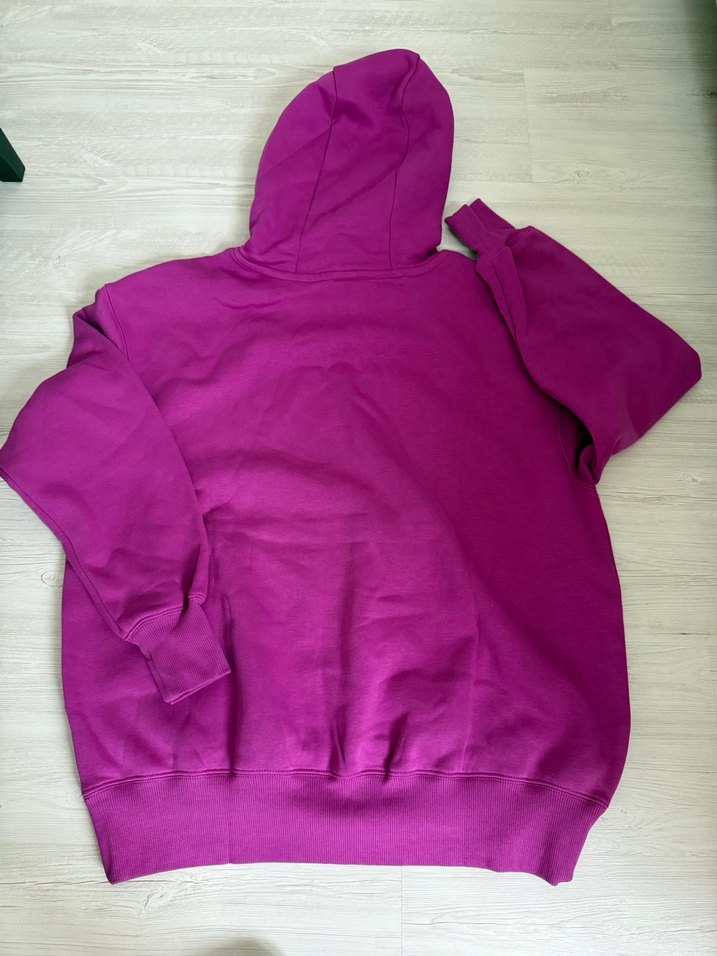 Mor Nike Kapüşonlu Oversize Sweatshirt - Görsel 3