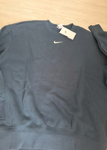 Kadın Mavi Oversize Sweatshirt - Görsel 2