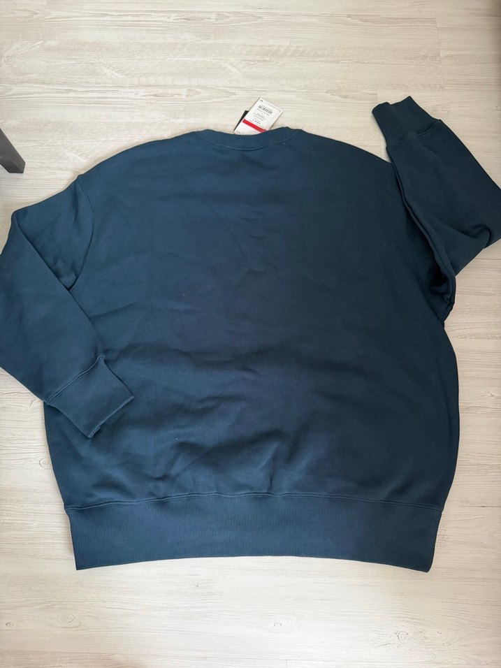 Kadın Mavi Oversize Sweatshirt - Görsel 4