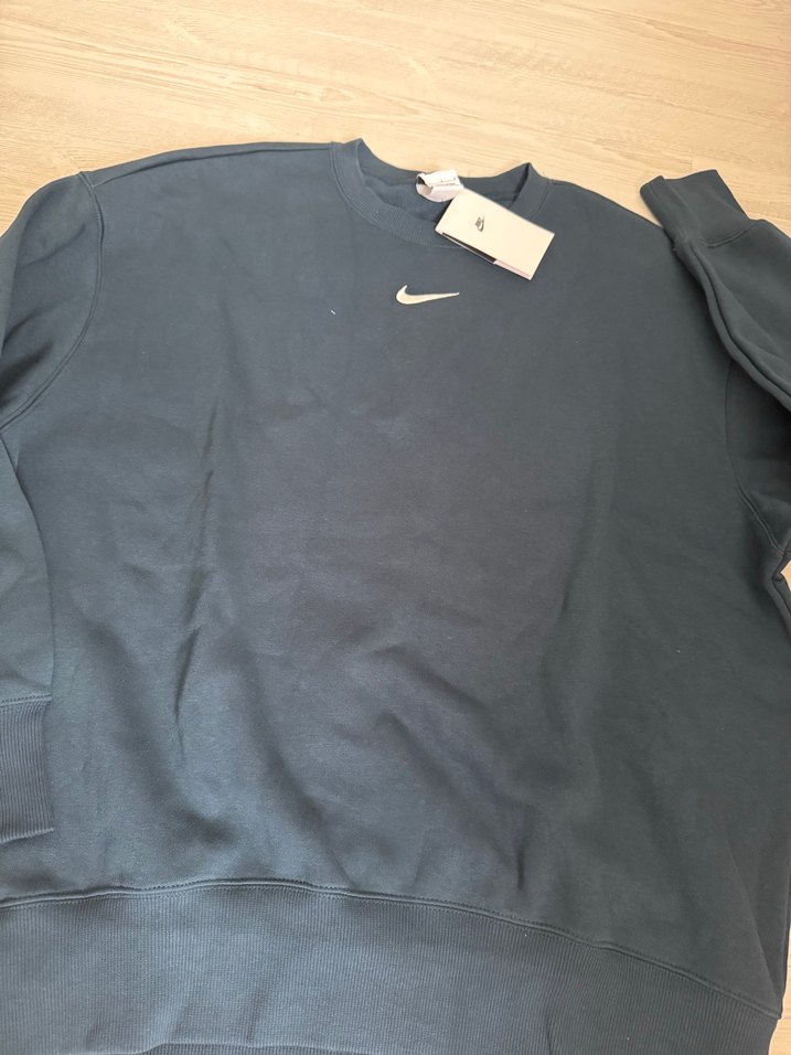 Kadın Mavi Oversize Sweatshirt - Görsel 2