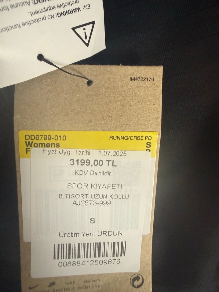 Nike Siyah Yarım Fermuarlı Spor Sweatshirt - Görsel 4