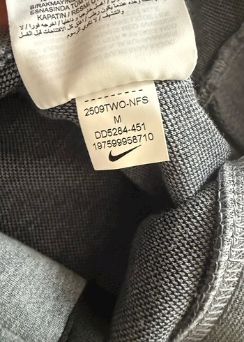 Gri Nike Fermuarlı Erkek Sweatshirt - Görsel 2