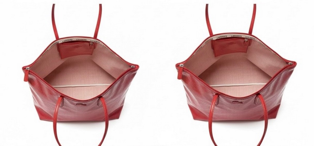 Pembe orijinal lacoste çanta - Görsel 2