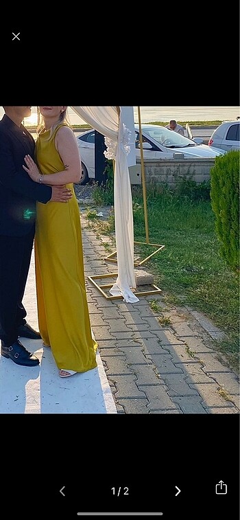 Yağ yeşili abiye