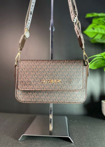 Michael Kors Zincir Detaylı Kahverengi Deri Kadın Çanta