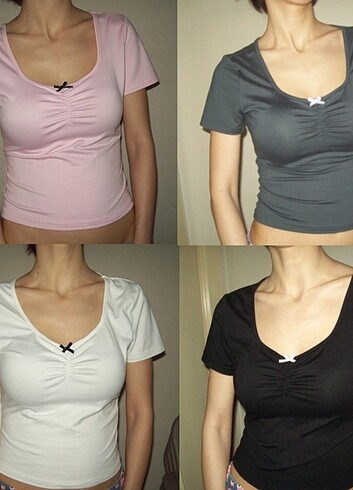 SHEIN 4'LÜ CROP